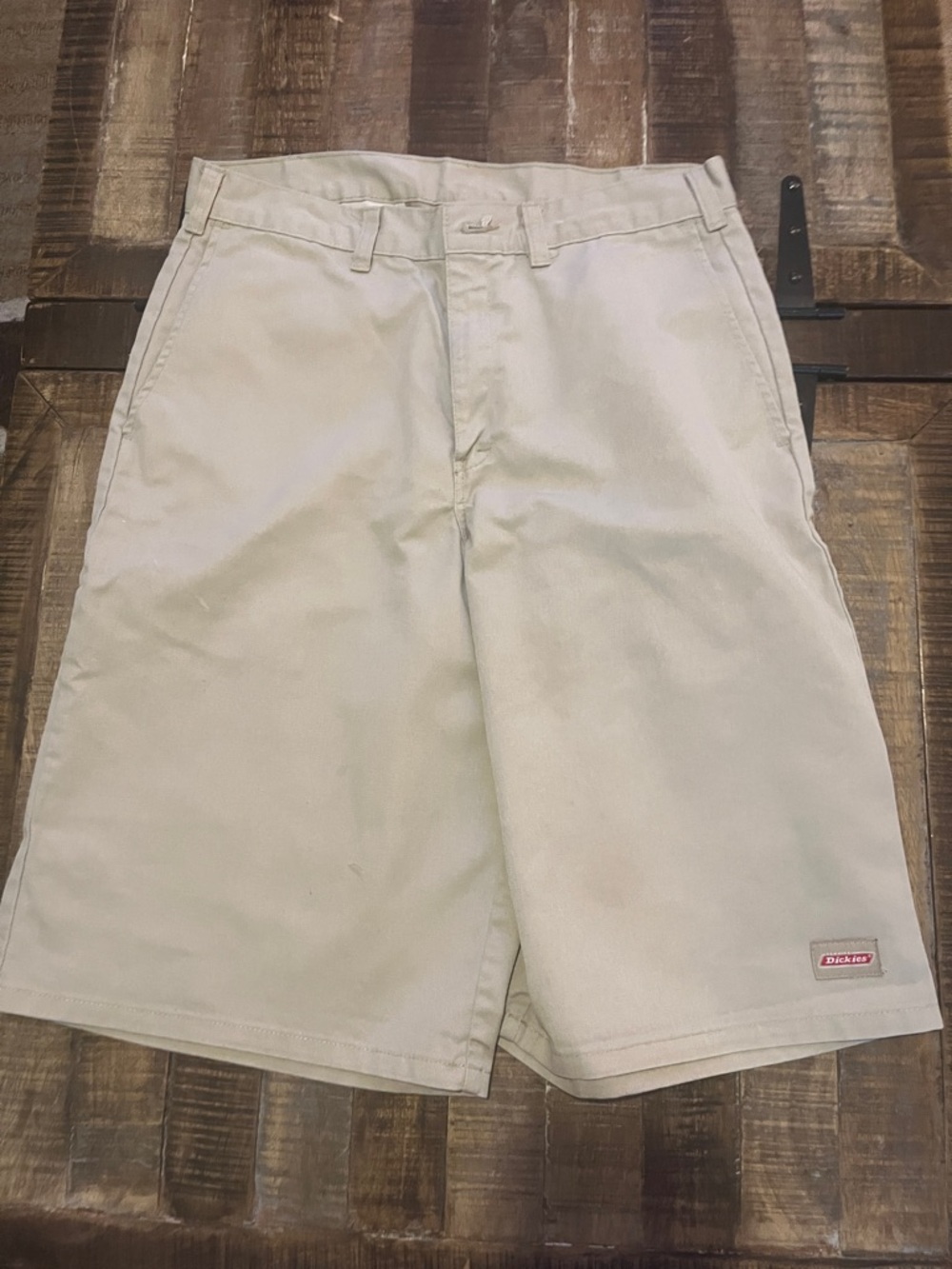 Dickies Kid’s Light Khaki Flat Front Work Shorts